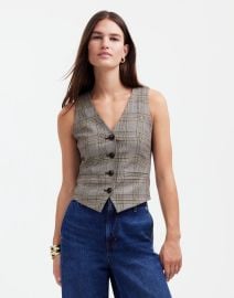 Waisted Vest in Yarn-Dye at Madewell